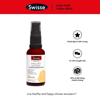 Tinh chất dưỡng ẩm Swisse SC Hyaluro-Natural Hydration Boost Serum 30ml