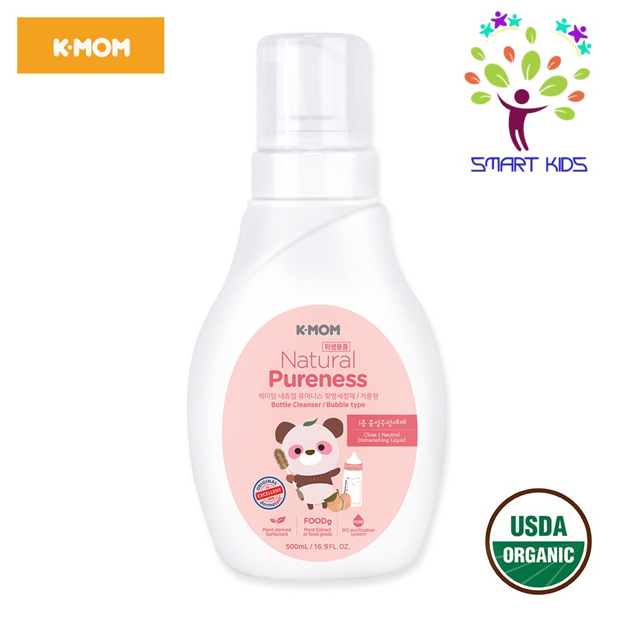 NƯỚC RỬA BÌNH &amp; RAU QUẢ HỮU CƠ K-MOM HÀN QUỐC