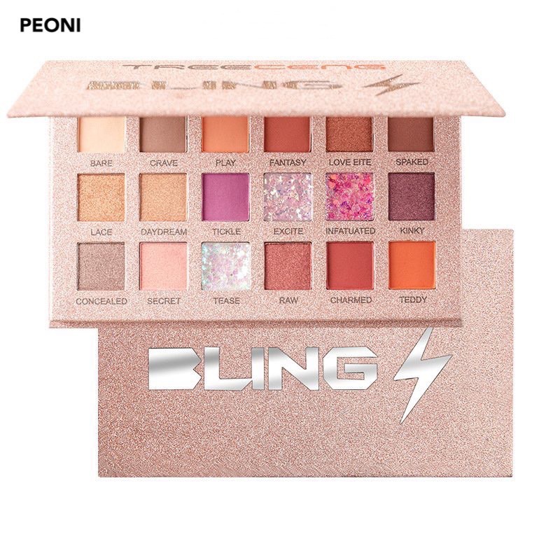 Bảng Phấn Mắt Trang Điểm 18 Màu Cao Cấp Ánh Kim Mỏng Mịn Bền Màu Lâu Trôi Sang Trọng | BigBuy360 - bigbuy360.vn