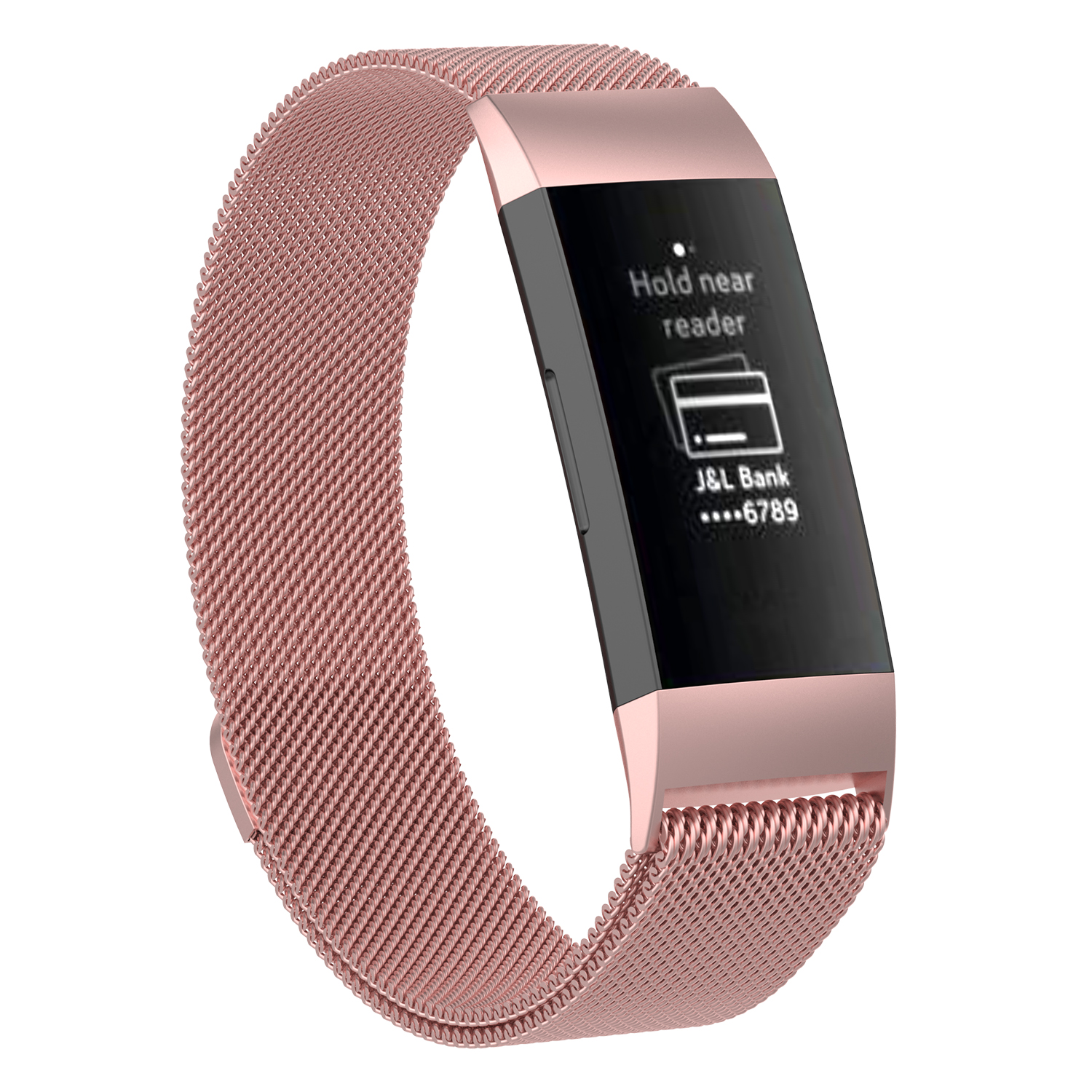 Dây Đeo Inox Milanese Cho Đồng Hồ Thông Minh Fitbit Charge 3 4 Se