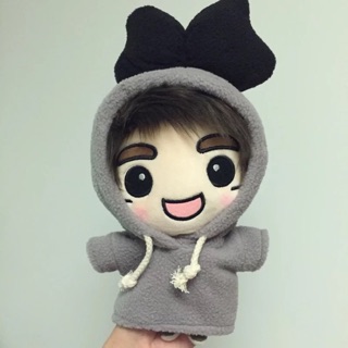 Hoddie tai mickey cho doll 20cm
