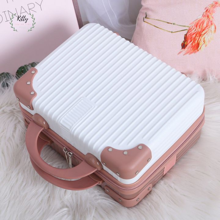 Vali du lịch , túi đựng hành lí xách tay 14 inch nhỏ nhẹ  , côp đựng mỹ phẩm