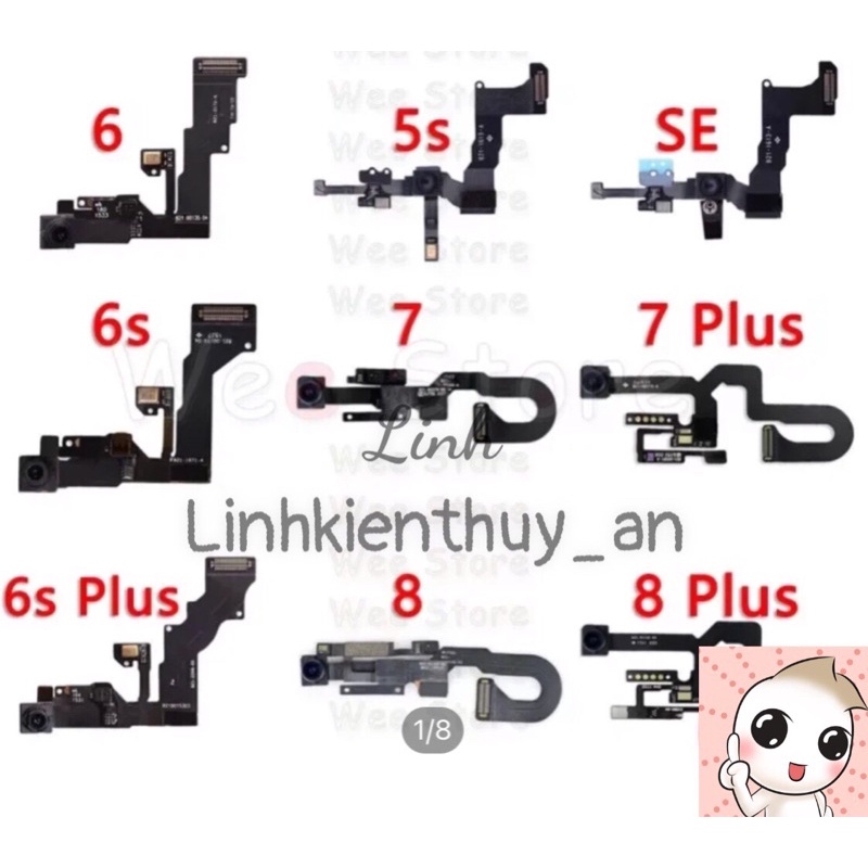 Cảm biến camera trước đủ dòng i.phone 8p / 7 plus /8G / 7G 6P / 6S plus / 6S / ip6 hàng mới 100%