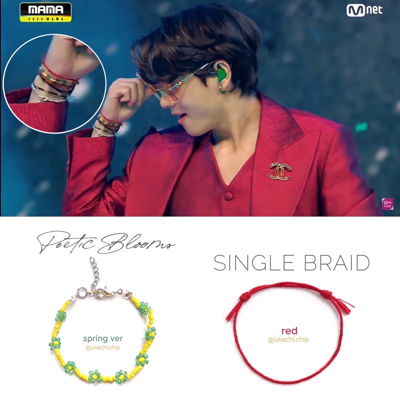 Vòng tay Taehyung cheap moment Poetic Blooms  | Taehyung bracelets