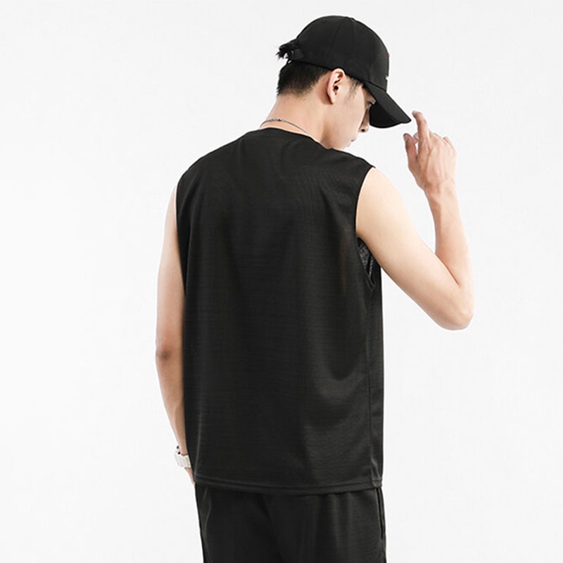 Áo Thun Thể Thao Sát Nách Form Rộng Thời Trang Mùa Hè Cho Nam