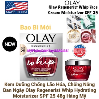 Kem dưỡng da chống lão hóa Olay Regenerist Whip SPF25 Hàng Nhập USA