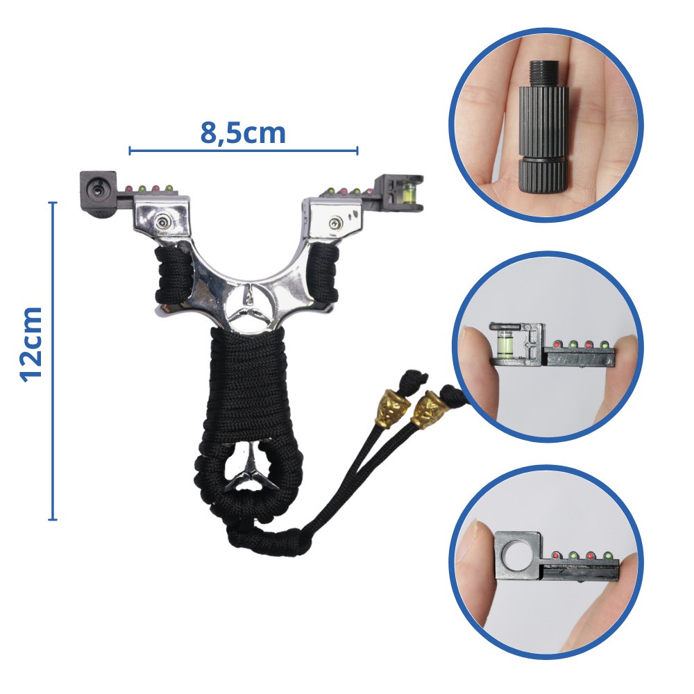 Ná cao su Mercedes nhựa ABS cao cấp có laze ngắm