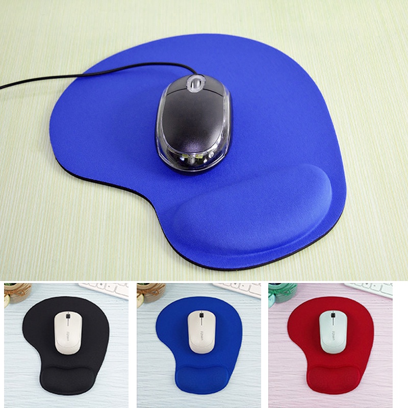 Tấm lót chuột có đệm gel chống trượt bảo vệ cổ tay cho PC laptop