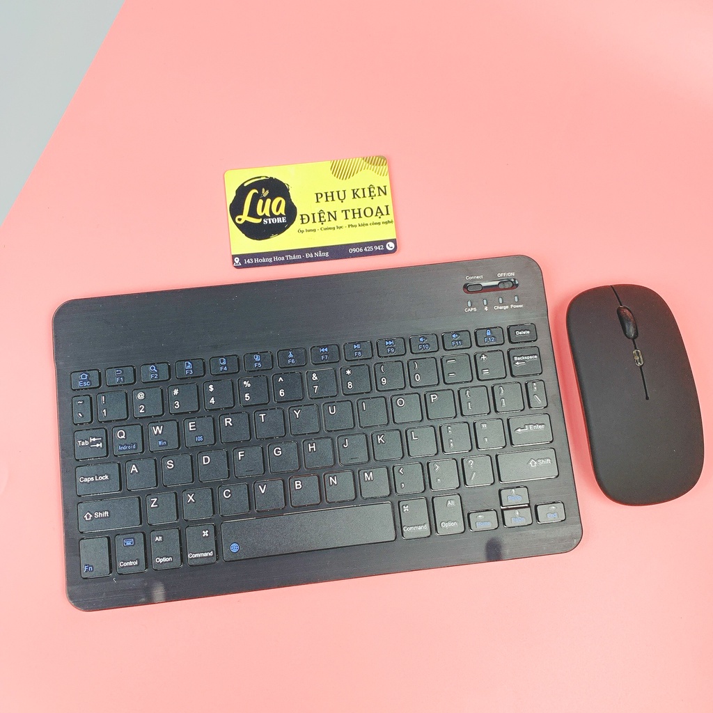 Bàn phím Bluetooth cho iPad phím vuông truyền thống, mặt lưng từ tính sử dụng cho bao da chuyên dụng