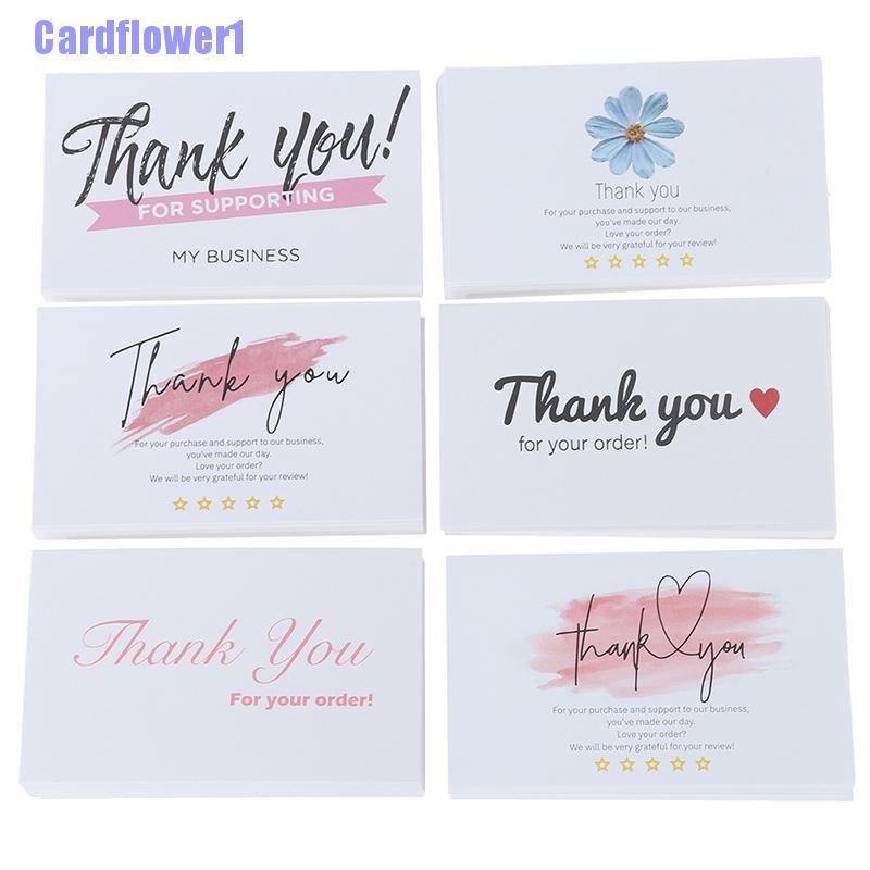 Set 30 tấm thẻ in chữ Thank You độc đáo xinh xắn dùng trang trí