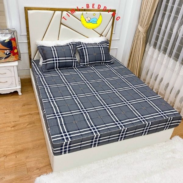 Ga trải giường trần bông – Ga trần bông bọc chun cao cấp, dày đặn, ấm áp – Timibedding