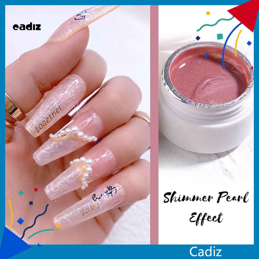 [Hàng mới về] Gel sơn móng màu vỏ sò nhũ ngọc trai lấp lánh