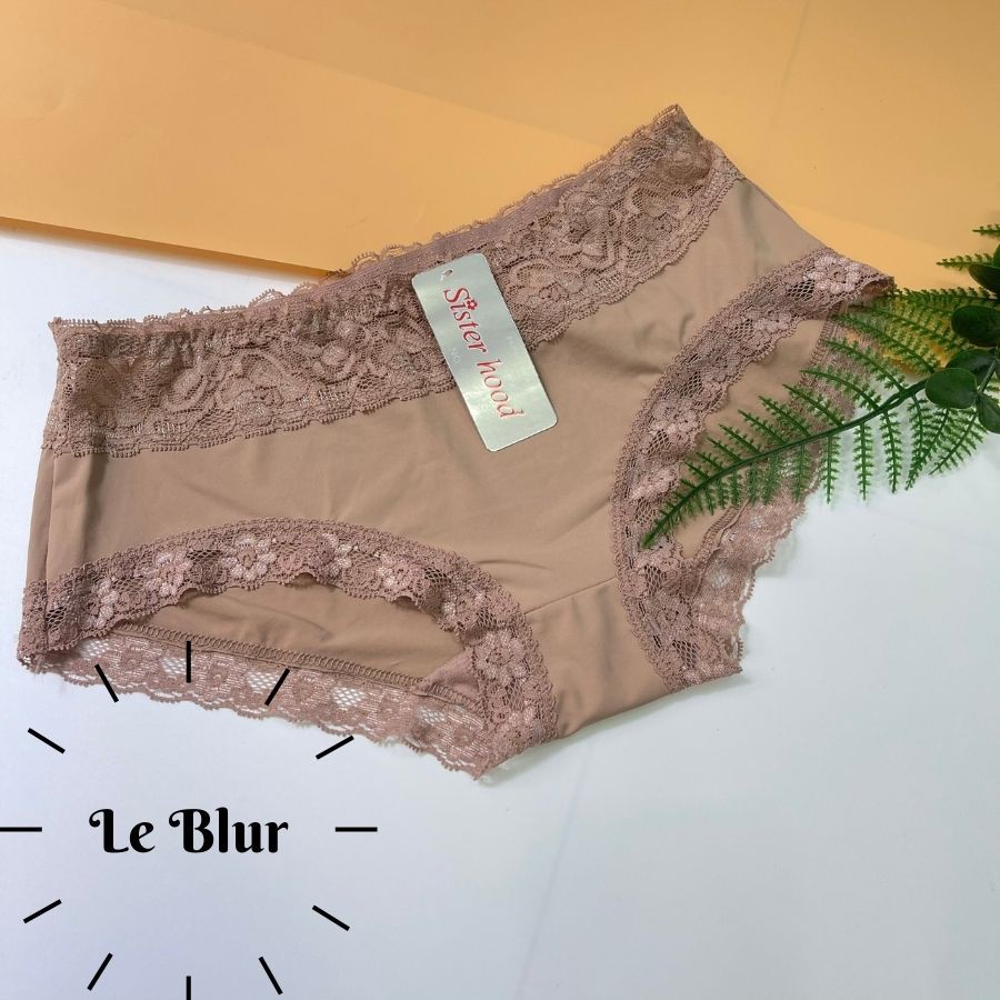 Quần lót nữ vải su viền ren sexy, nội y, quần chip co dãn Thái Lan Sister hood 9836, leblur