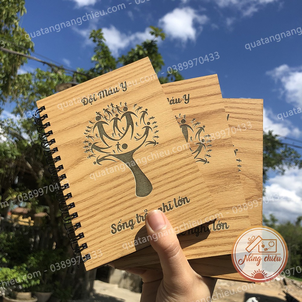 Sổ ghi chép_ Sổ tay xinh xắn khắc nội dung theo yêu cầu