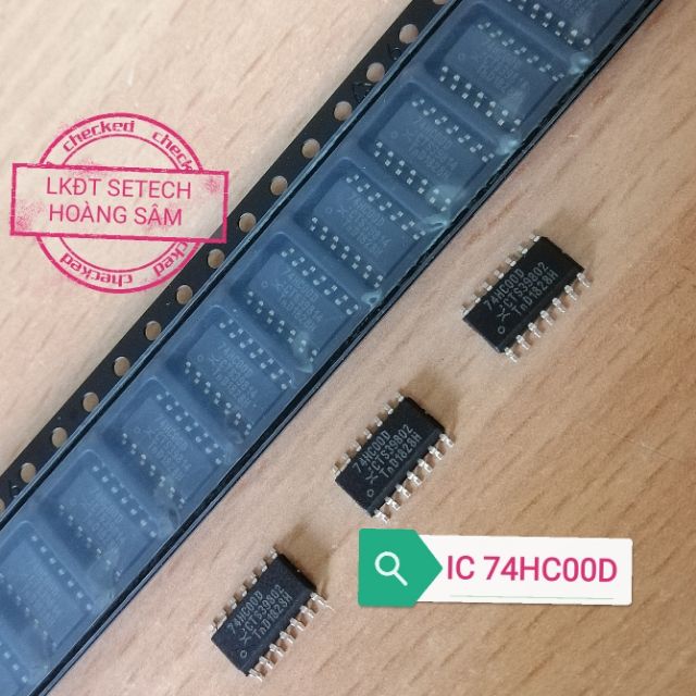 IC số 74HC00 dán 74HC00D chân dán SOIC14