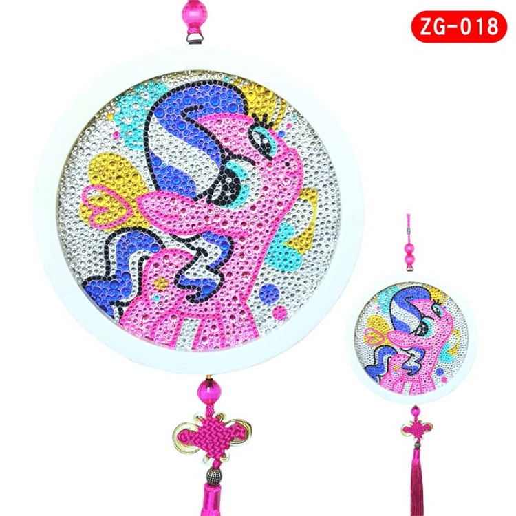 [Hàng có sẵn] Tranh đính đá trang trí đa năng dùng Treo tường Treo linh phong Khóa thắt Trung Hoa