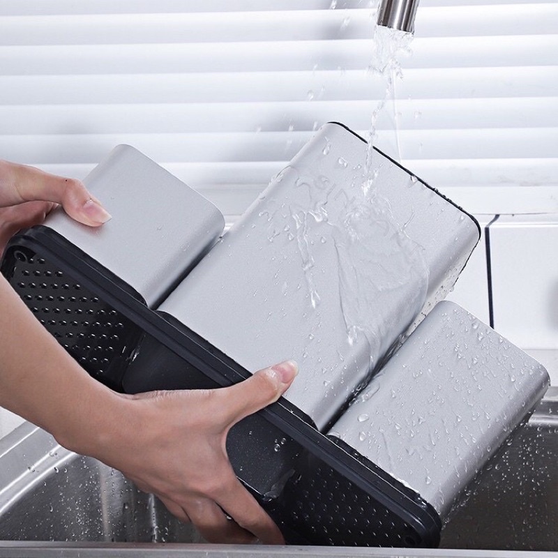 Kệ dao đũa thìa thớt 3 ngăn SINOART MẪU MỚI