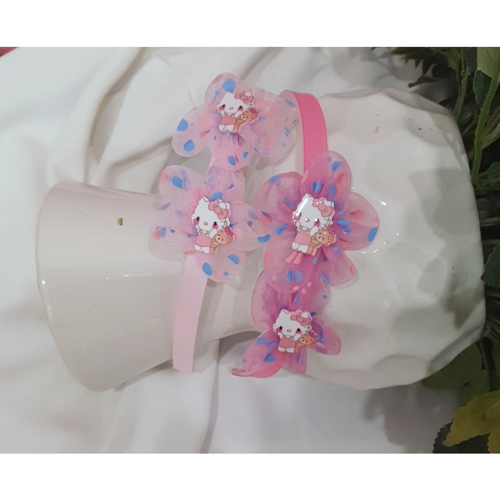 [MẪU HOT HIT] Xước Bờm Cài Tóc Voan Phối hoạt hình Đáng Yêu Cho Bé, Xược tóc, Băng Đô Bé Gái.