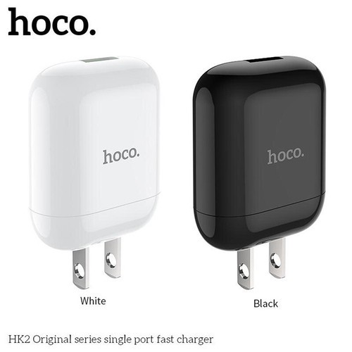 Củ sạc Hoco HK2 sạc nhanh 3.4A chân cắm dẹt hổ trợ cho nhiều thiết bị sạc qua cổng USB