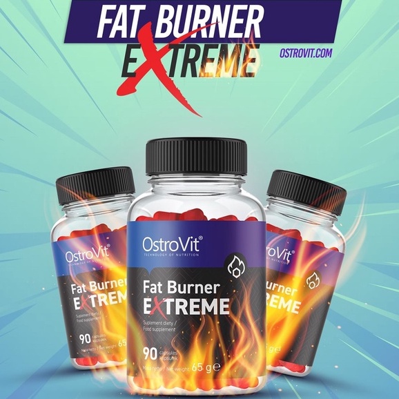 VIÊN UỐNG OSTROVIT FAT BURNER EXTREME, HỖ TRỢ GIẢM MỠ MẠNH MẼ
