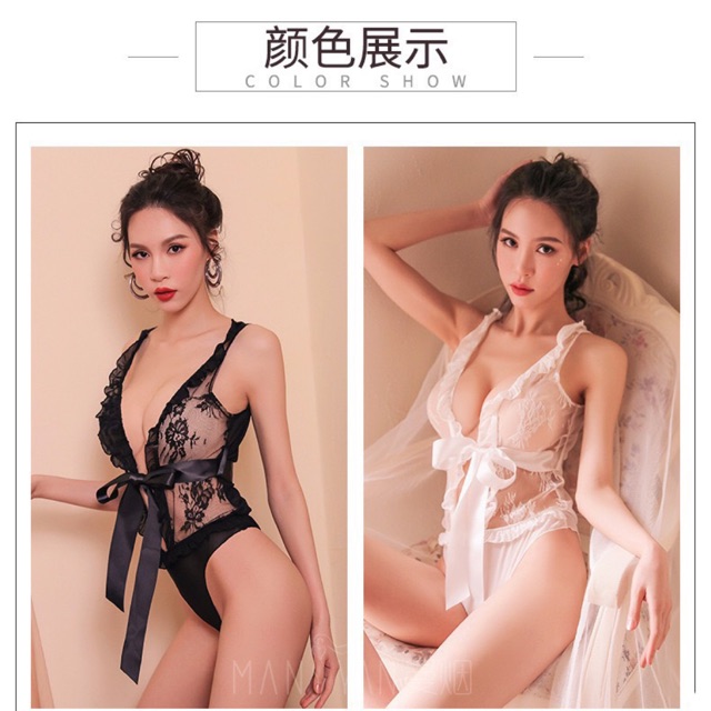 SX375 jumpsuit sexy - đồ ngủ gợi cảm KELLY WANG