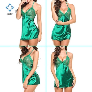 Đầm Ngủ Lụa Phối Ren Gợi Cảm Cho Nữ