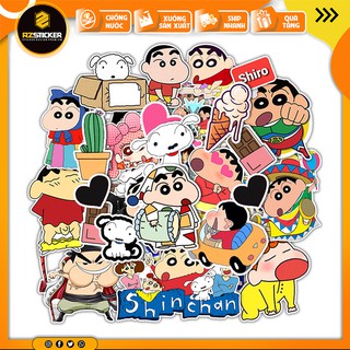 Sticker Cậu Bé Bút Chì Cu Shin | STK11 | Hình Dán Mũ Bảo Hiểm Chống Nước Cắt Sẵn Tại Azsticker