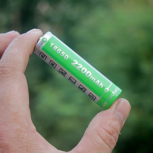 Pin Sạc Lithium HHTC 3.7V 18650 Dung Lượng Chuẩn 2200Mah
