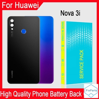 Nắp lưng điện thoại bằng kính thay thế chuyên dụng cho huawei nova 3i nova 3i