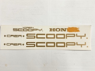 Tem Scoopy 50cc các đời