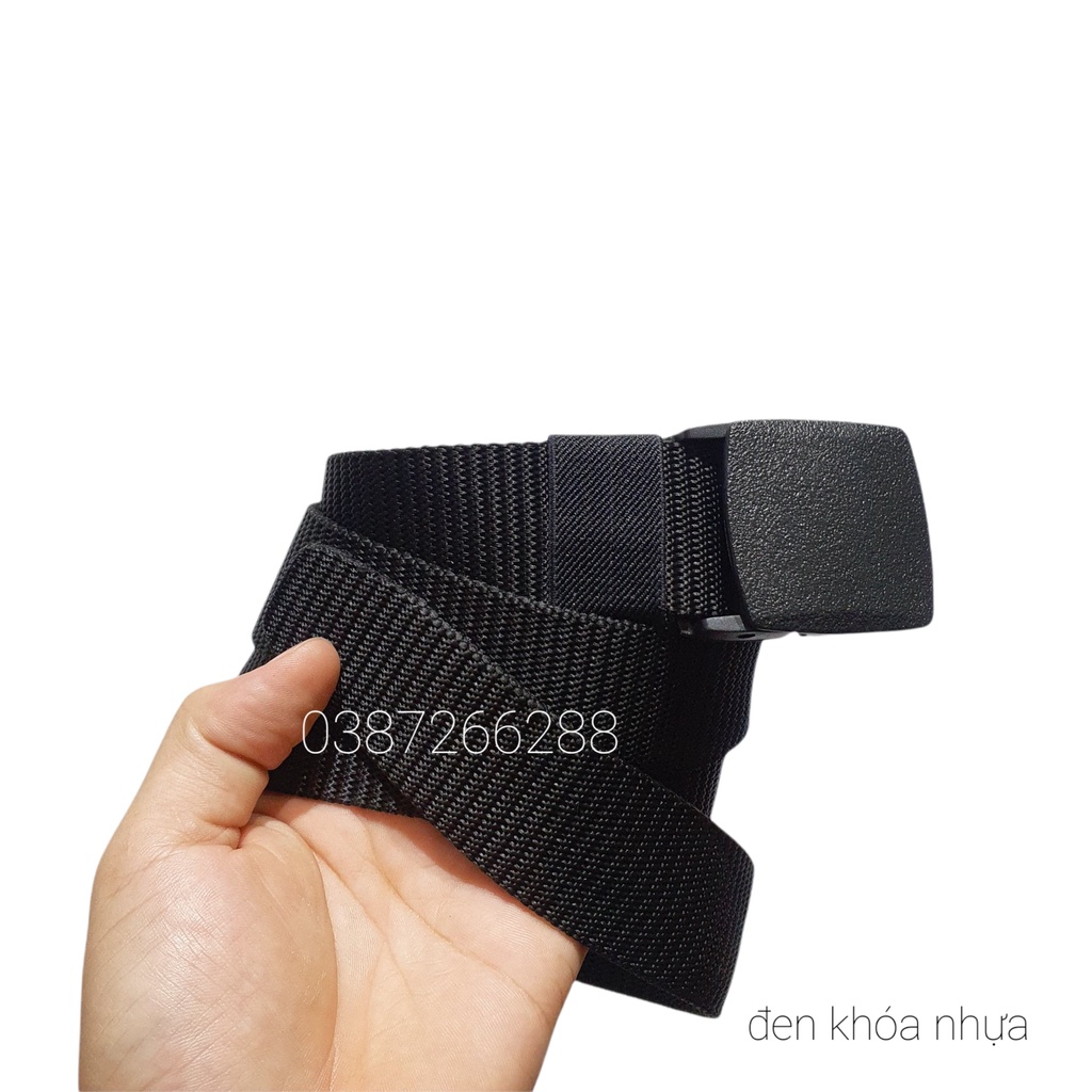 Dây Lưng Nam Vải Dù Phong Cách Cá Tính,12 mẫu thắt lưng nam đẹp vải dù lính mỹ KHÓA LUỒN DÂY