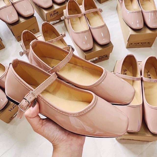 Giầy bệt mũi vuông quai hậu mới NT32