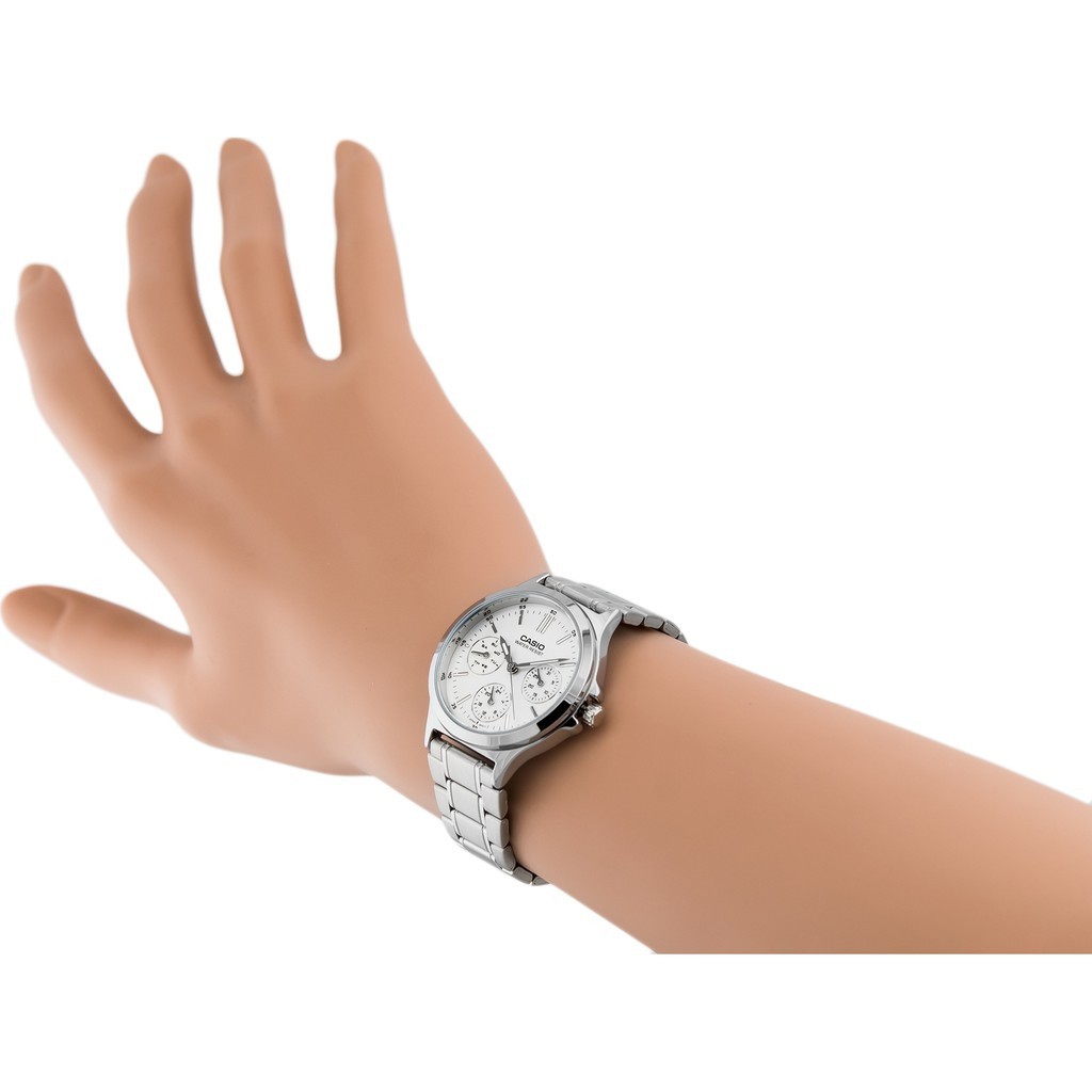 Đồng Hồ Casio Nữ Dây Kim Loại LTP-V300D-7A2UDF Chính Hãng