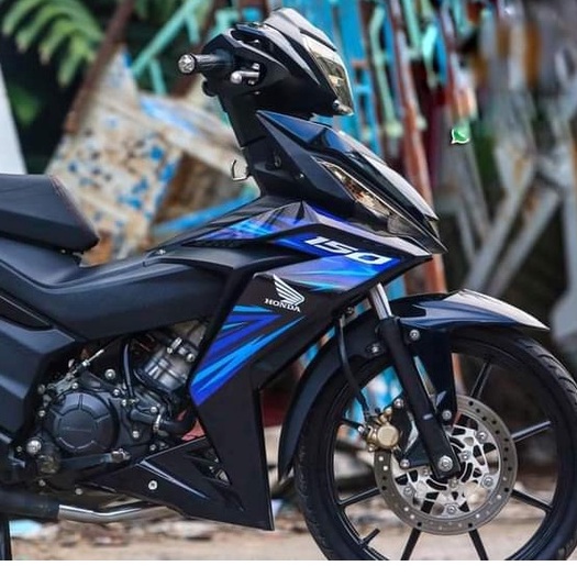 Tem Rời Honda Winner V1 Xanh Đen - Tem Chuẩn Đẹp