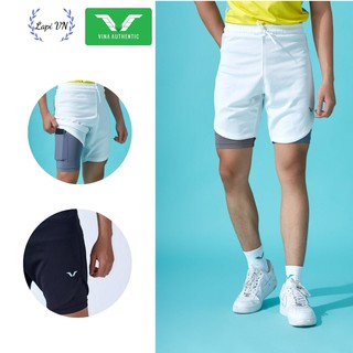 Quần Thể Thao Nam 2 Lớp QVN02 Vina Sport Chất Thun Poly Thấm Hút Mồ Hôi, Thoáng Mát, Co Dãn Tốt, Full Size