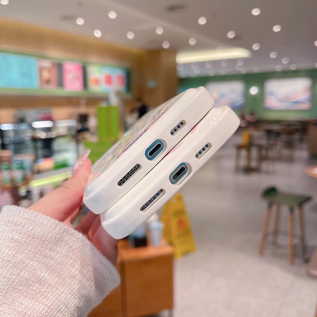 Ốp Điện Thoại Mềm Hình Cô Gái Cho iPhone 13promax 12 11 X XS Max 7 8 SE2020