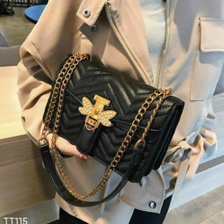 Túi xách nữ, túi đeo chéo ong đính đá
