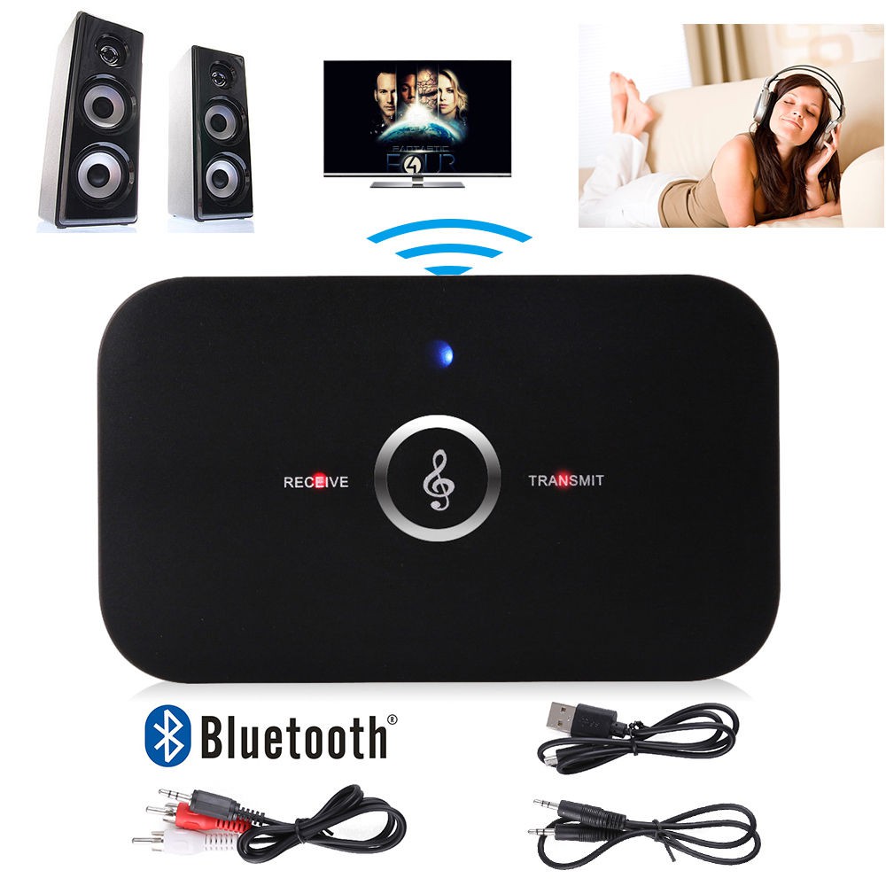 Thiết bị thu phát nhạc không dây Bluetooth B6 - 2in1 Bluetooth Receiver - Bluetooth Transmiter