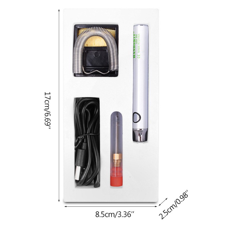 Bộ Mỏ Hàn Mini Sạc USB 5V 8W Có Thể Điều Chỉnh Nhiệt Độ Chất Lượng Cao