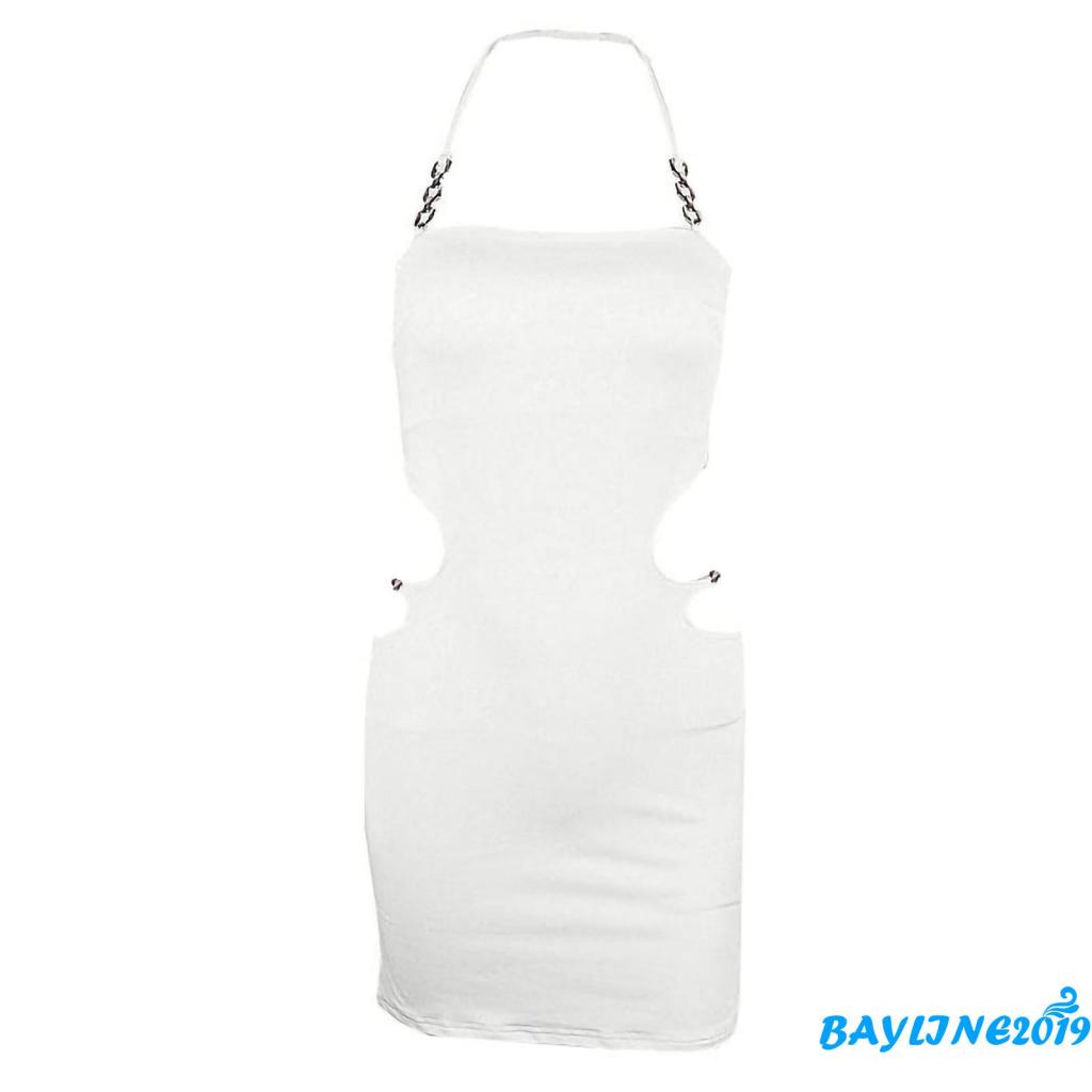 Đầm Hai Dây Dáng Ôm Không Tay Trang Trí Dây Xích Thời Trang Mùa Xuân Cho Bạn Gái