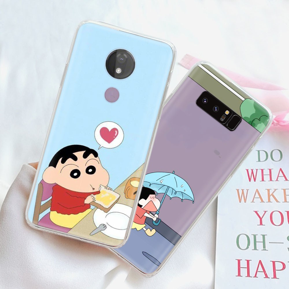 SHINCHAN Ốp Điện Thoại Trong Suốt Hình Cậu Bé Bút Chì Shin Ty69 Cho Iphone 8 7 6 6s 5 5s Se 5c 4s 4