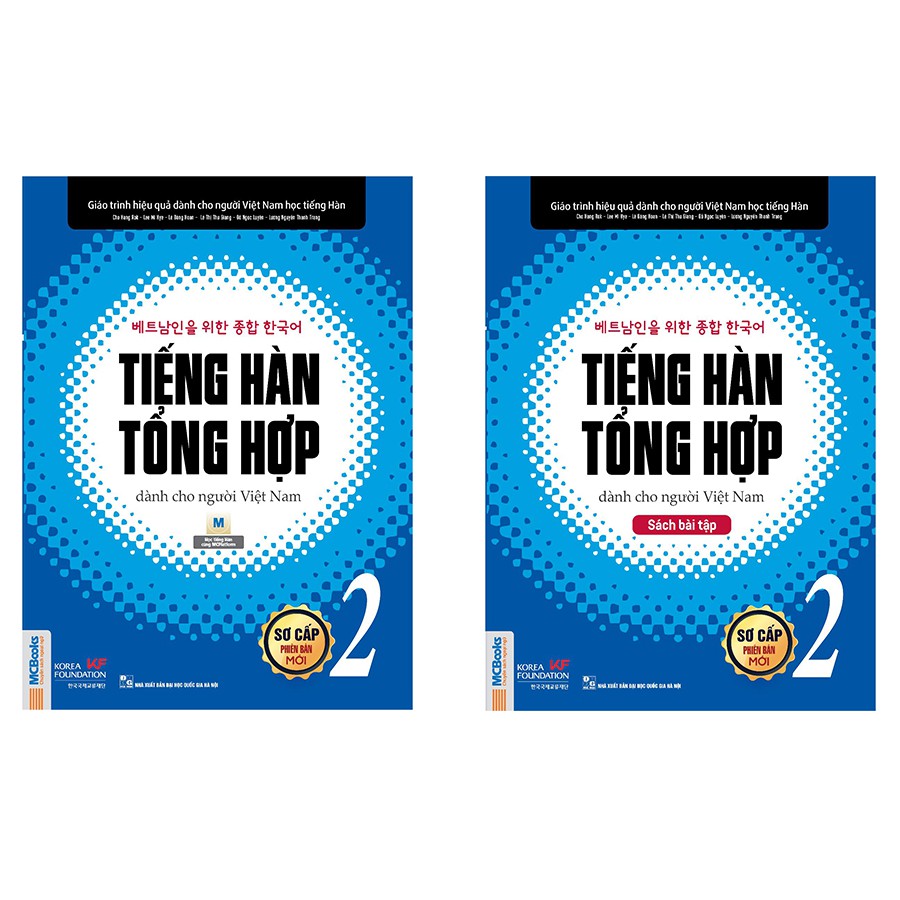 Sách - Trọn bộ Giáo Trình tiếng hàn tổng hợp sơ cấp 2 (SGK và SBT) Tặng Sổ Tay Từ vựng Tiếng Hàn + Sổ Tay