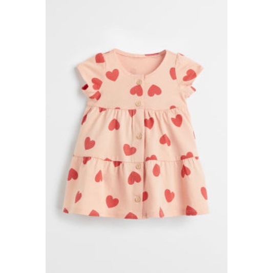 Váy dáng xòe cúc giữa HM auth