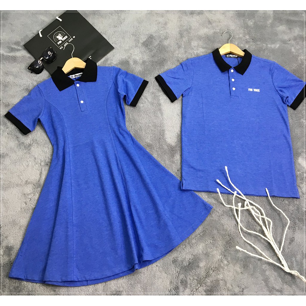 SET THUN POLO FIGTREE màu xanh bích (kèm video cận cảnh )