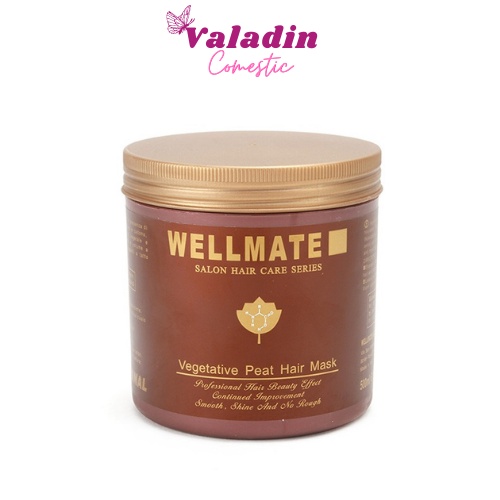 Dầu hấp tóc Wellmate Vegetative Peat Hair Mask 500ml Dưỡng tóc bóng mượt giảm khô