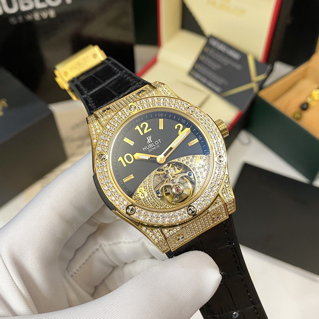 nam nước [Máy cơ] Đồng hồ nam Hublot bản siêu cấp - Chống xước nước Bảo hành 24 tháng DH9001