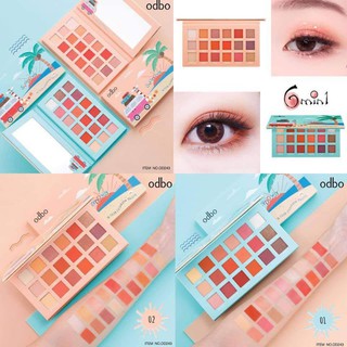 Phấn mắt Odbo Sundown 18 ô
