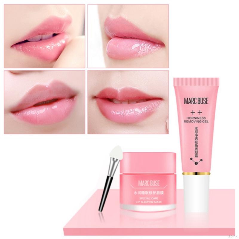 Bộ gel tẩy tế bào chết và mặt nạ cấp ẩm và dưỡng môi hiệu quả