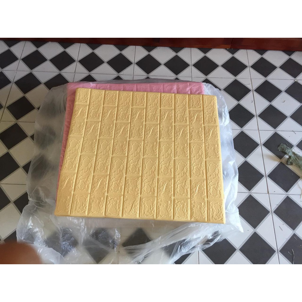 TẤM XỐP DÁN TƯỜNG 3D GIẢ GẠCH 70*77 cm GIÁ RẺ | BigBuy360 - bigbuy360.vn