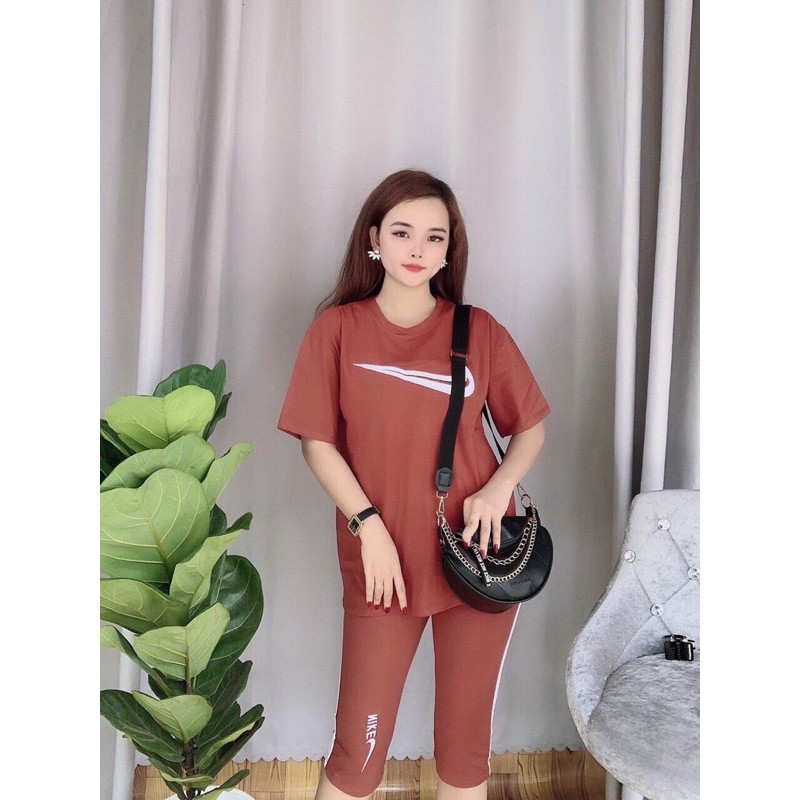 (BÁN GIÁ XƯỞNG XIN ĐÁNH GIÁ) (Có tới size 85kg) Bộ đồ thun lửng, set đồ mặc nhà phong cách thể thao | BigBuy360 - bigbuy360.vn